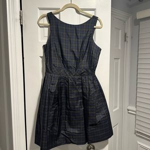 Tommy Hilfiger Tartan Silk Dress Size 8